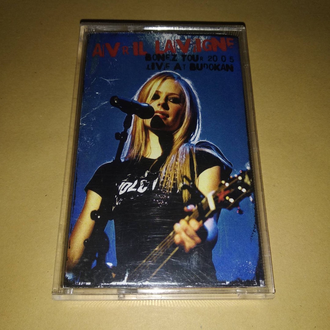 Avril Lavigne Bonez Tour 2005 Live at Budokan Cassette Tape Etsy
