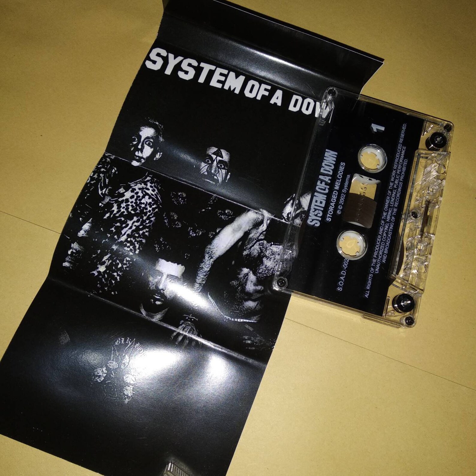 System Of A Down Storaged Melodies System Of A Down Storaged Melodies cassette tape | Etsy