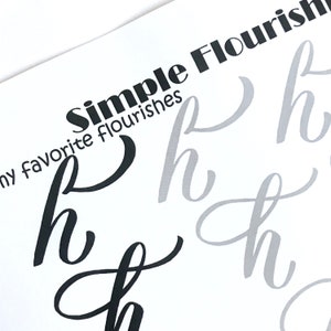 Big Brush Lettering Guide Digital File image 4