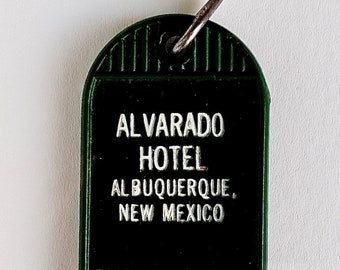 Fred Harvey Hotel Wall Art /  Alvarado Room Key Framed / Albuquerque New Mexico