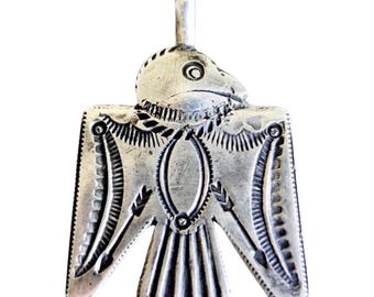 Darrell Cadman & Sterling Silver Thunderbird Pendant - Etsy