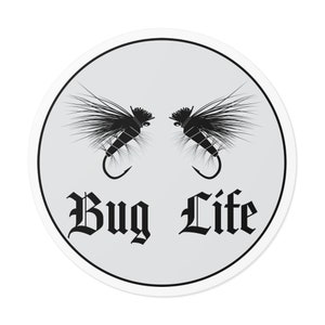 Fliegenfischen Aufkleber | Geschenk für Fliegenfischer | Flybox Sticker