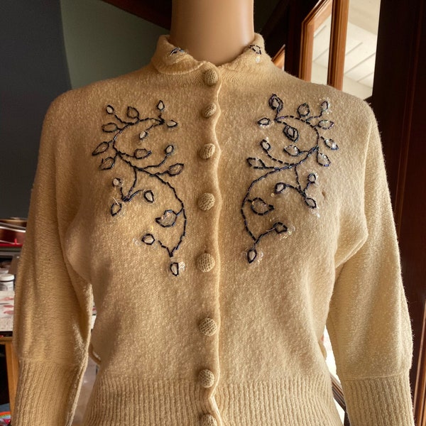 Embellished Cardigan Etsy