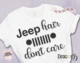 Jeep Hair Svg Etsy