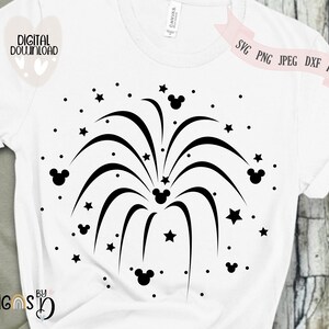 Fireworks SVG Cutting file or Printing file, Digital download, Jpeg, Dxf, Pdf, Png, Svg, Silhouette, Cricut, ScanNcut