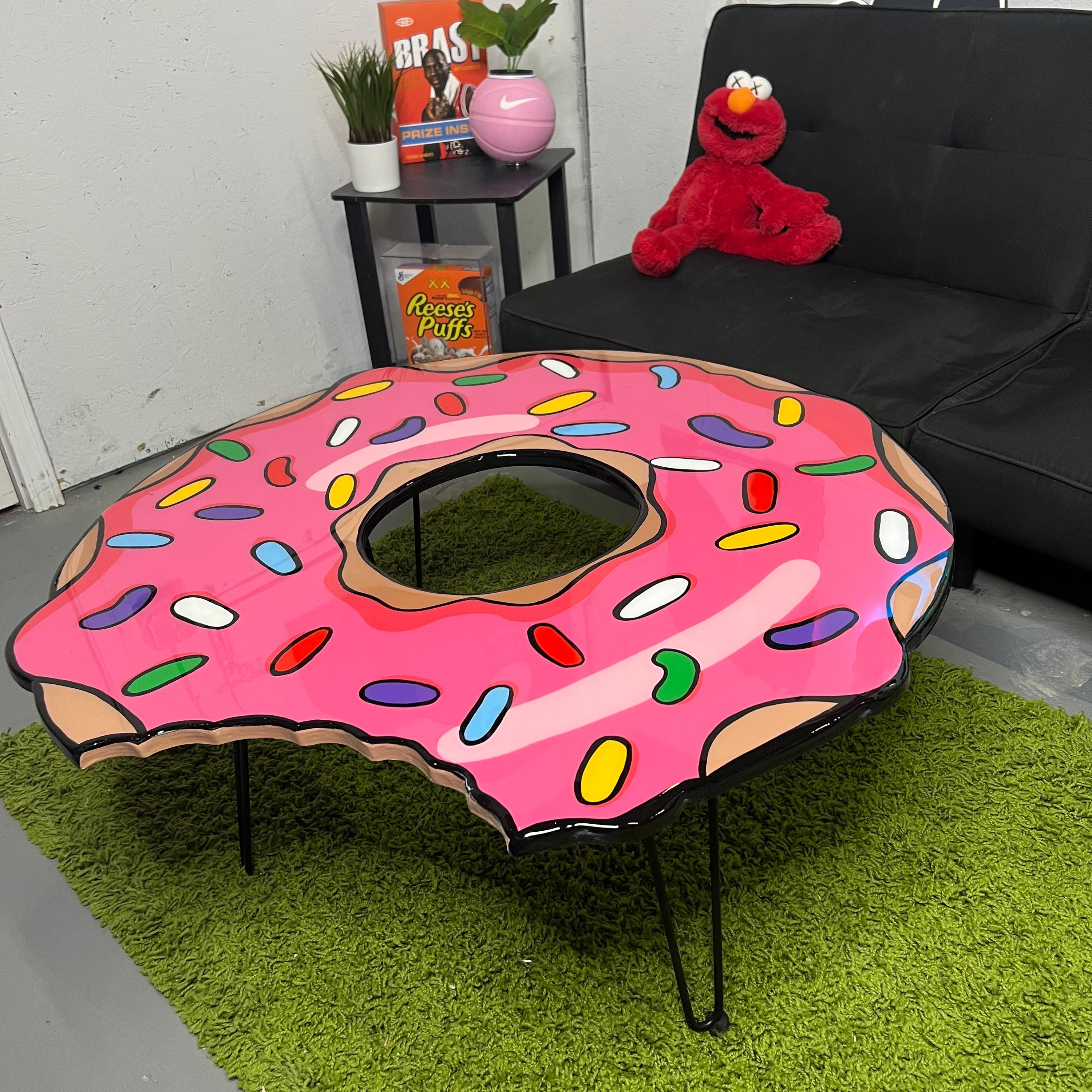 Doughnut Coffee Table | by LOWKEY Lyss - Etsy Doughnut Coffee Table | by LOWKEY Lyss - Etsy