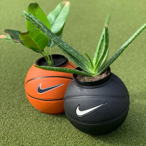 Plntrs Nike Swoosh Mini Basketball Hanging Planter New Etsy