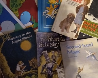 80s illustrated books Vintage 60s, 70s, & 80s Children's Books Lot