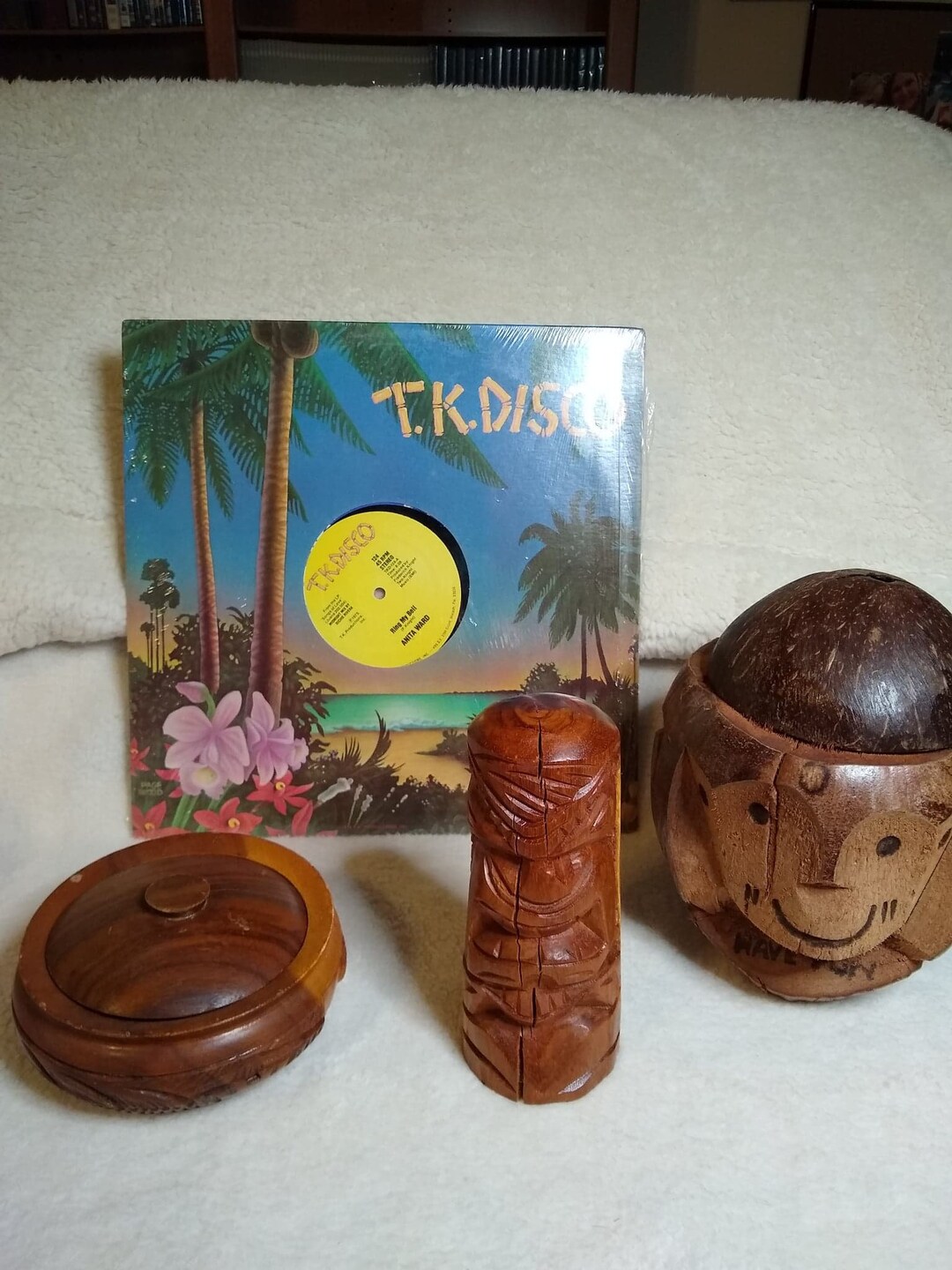 Vintage Tiki Decor LP Ring My Bell Decor Poolside Etsy
