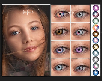 Non Prescription Colored Contacts | Etsy