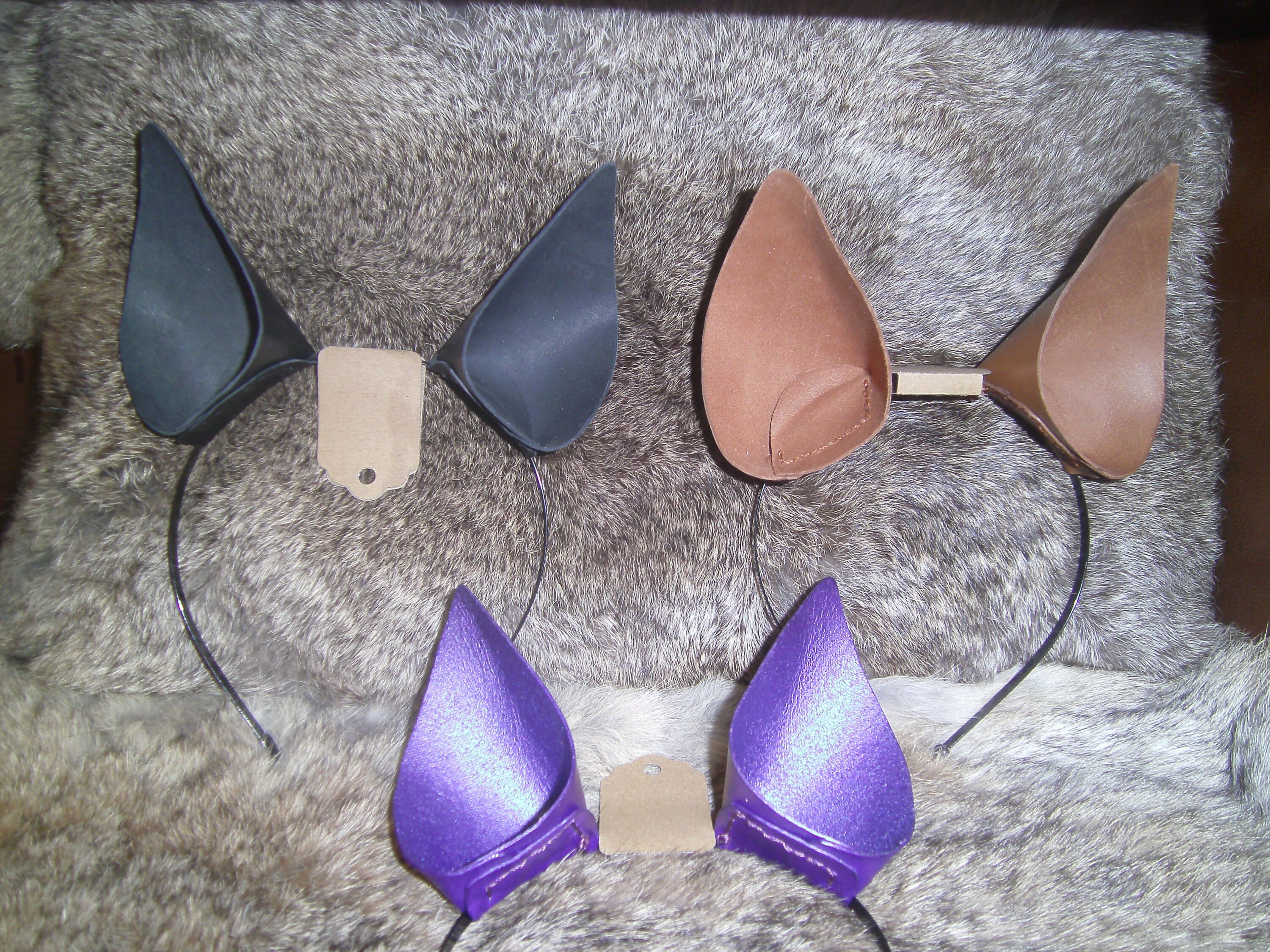 Leather Puppy Ears Etsy