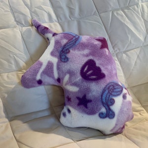Stuffed Unicorn Plush/Pillow - Cozy Fleece