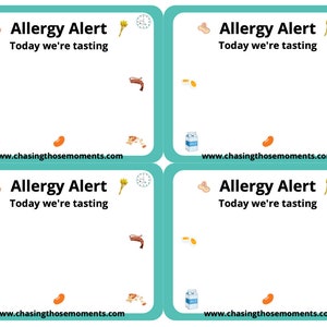 Allergy Alert Signs