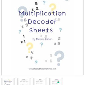Multiplication Decoder Worksheets - Fun Multiplication Practice