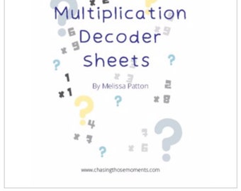 Multiplication Decoder Worksheets - Fun Multiplication Practice