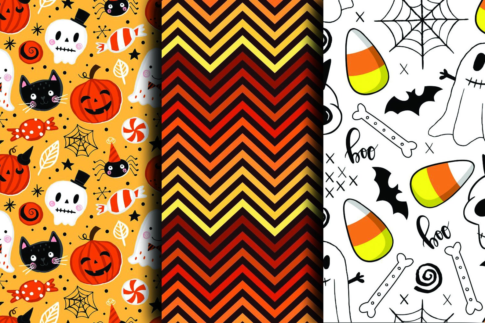 Halloween Scrapbook Paper Halloween Scrapbooking Supplies Etsy