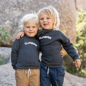 Climbing Sweater for Kids, Climbing Kids, Rock Climber Toddler, Gifts for Rock Climbing, Youth Climbing