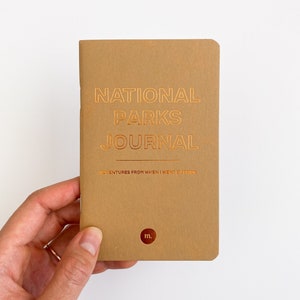 National Parks Journal, National Parks Notebook, National Parks Logbook, National Parks Gifts, Gifts for Outdoors, Outdoorsy Gifts