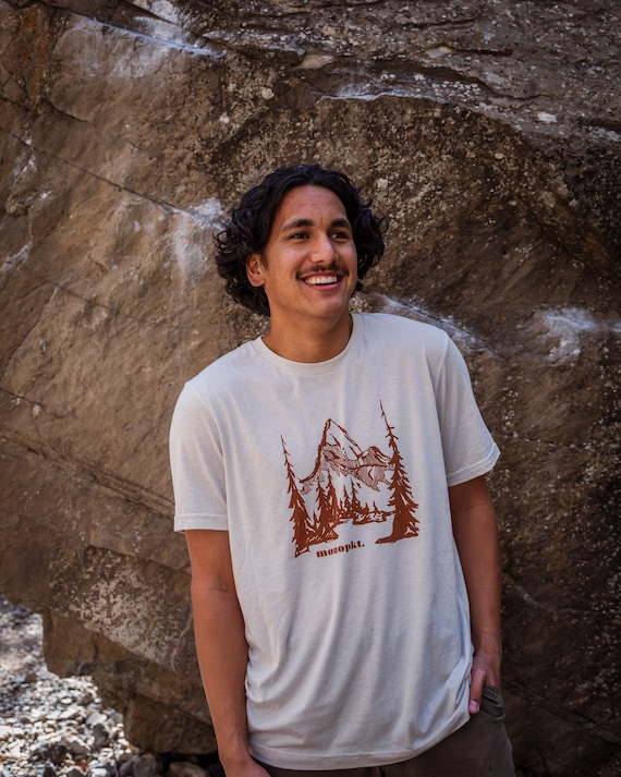 Mountain Tee, Into The Woods, Rock Climbing Shirt, Camping Shirt, Hiking Shirt, Hiking Tshirt, Hiking Gifts, Mountain Shirt, Outdoorsy Gifts