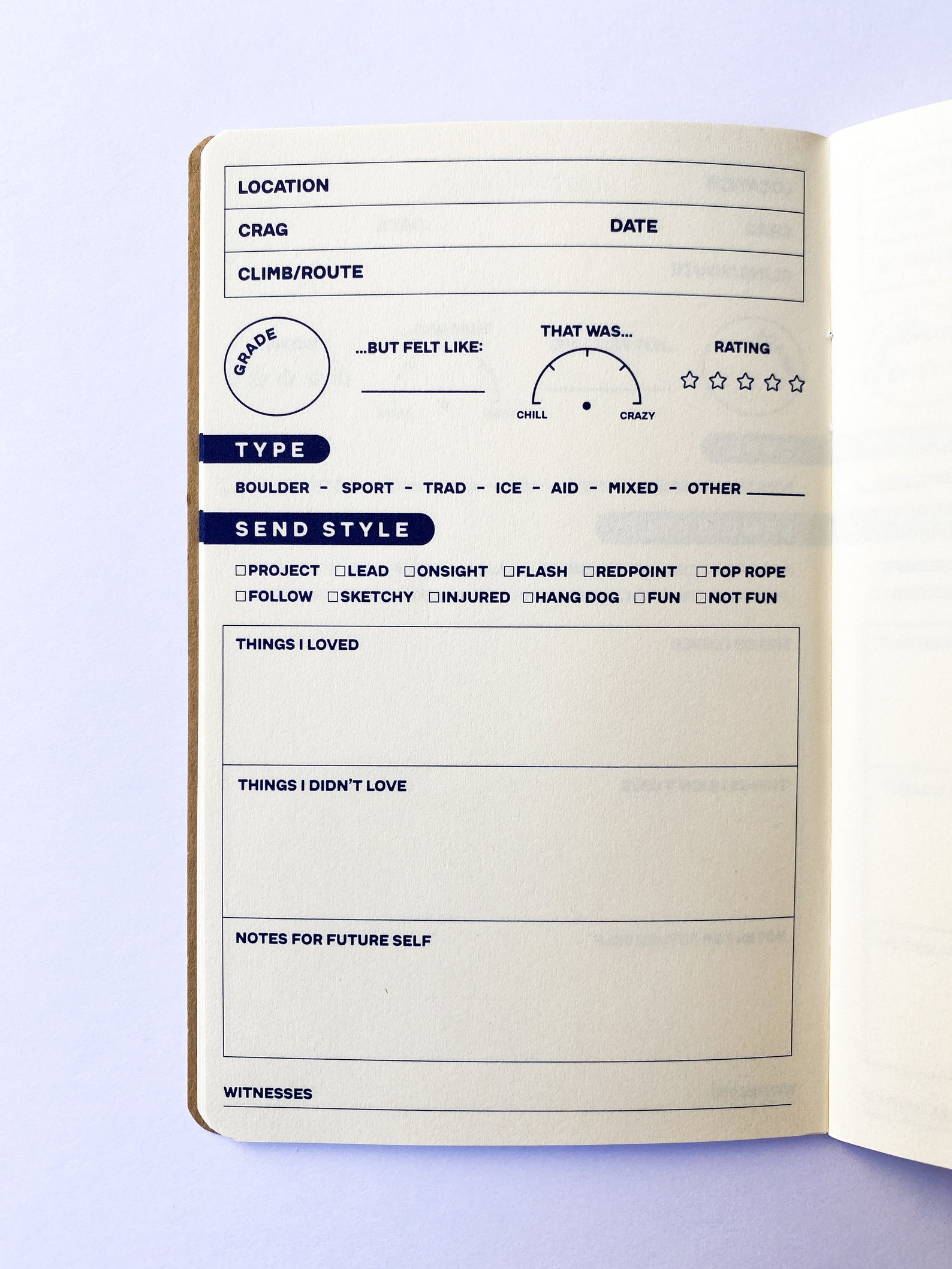 Rock Climbing Journal Climbing Journal Rock Climbing Gifts Etsy