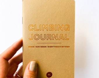Climbing Journal, Rock Climbing Journal, Rock Climbing Gifts, Climbing Log, Climbing Notebook, Rock Climb Gifts, Rock Climbing, Climbing