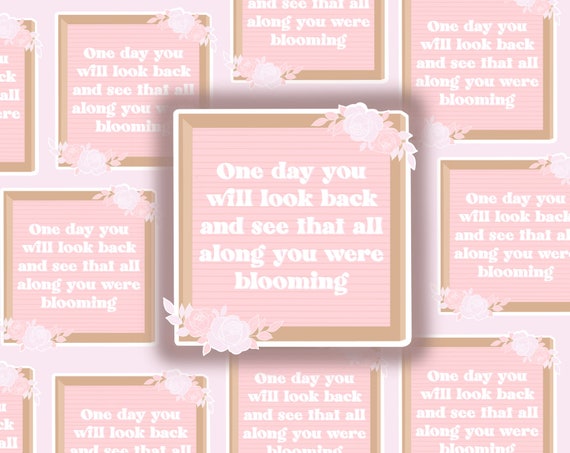 One Day You Will Look Back And See That All Along You Were Etsy