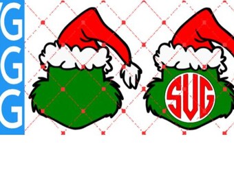 Download Grinch Monogram Etsy