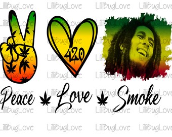 Download Peace Love Weed Etsy