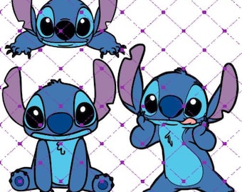 Stitch SVG bundle, DXF, PNG jpg, Digital File Only, Lilo and stitch, starbucks cup decal, alien. experiment 626, stitch, cricut, silhouette