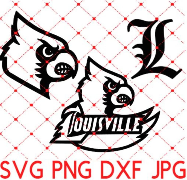 Louisville Cardinals louisville Cardssvg pngdxf jpg Etsy
