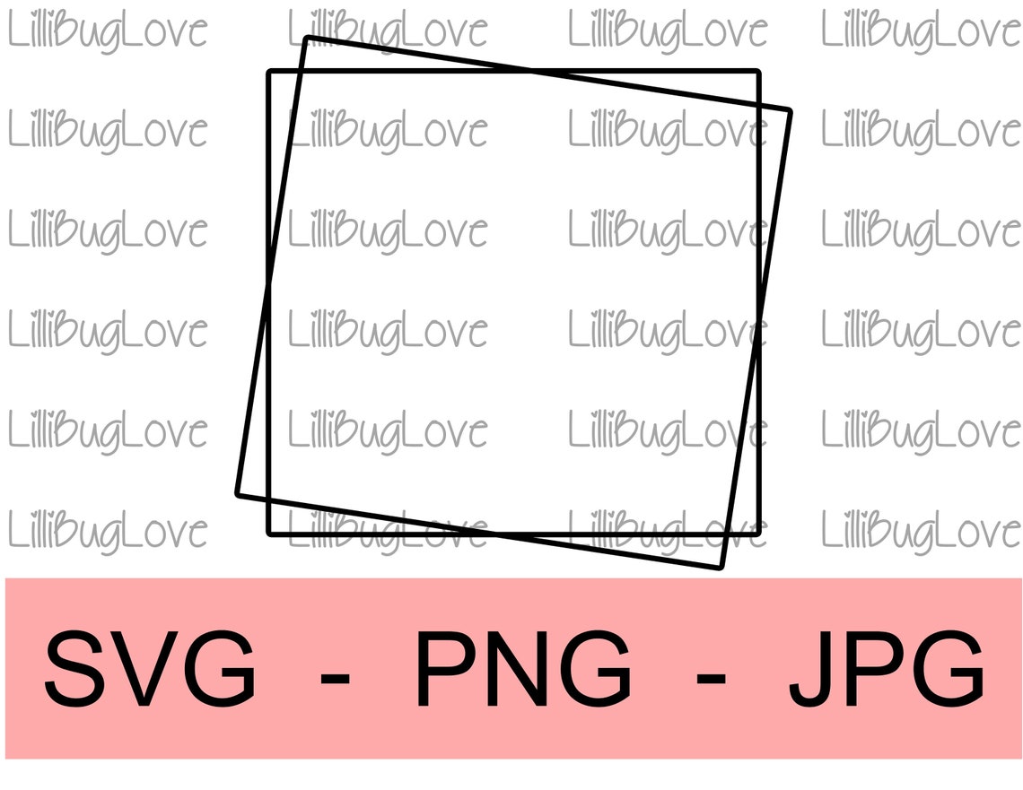 Square Frame SVG, PNG, JPG File, Waterslide, Tumbler, Mom Life Tshirt ...