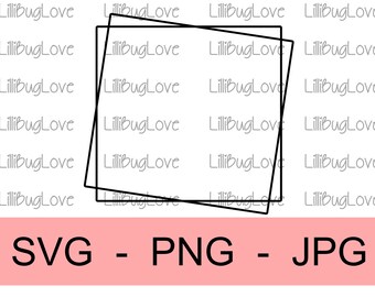 Square Frame SVG, PNG, JPG file, waterslide, tumbler, mom life tshirt, square design, cute, square, digital file only, cricut, cameo, retro