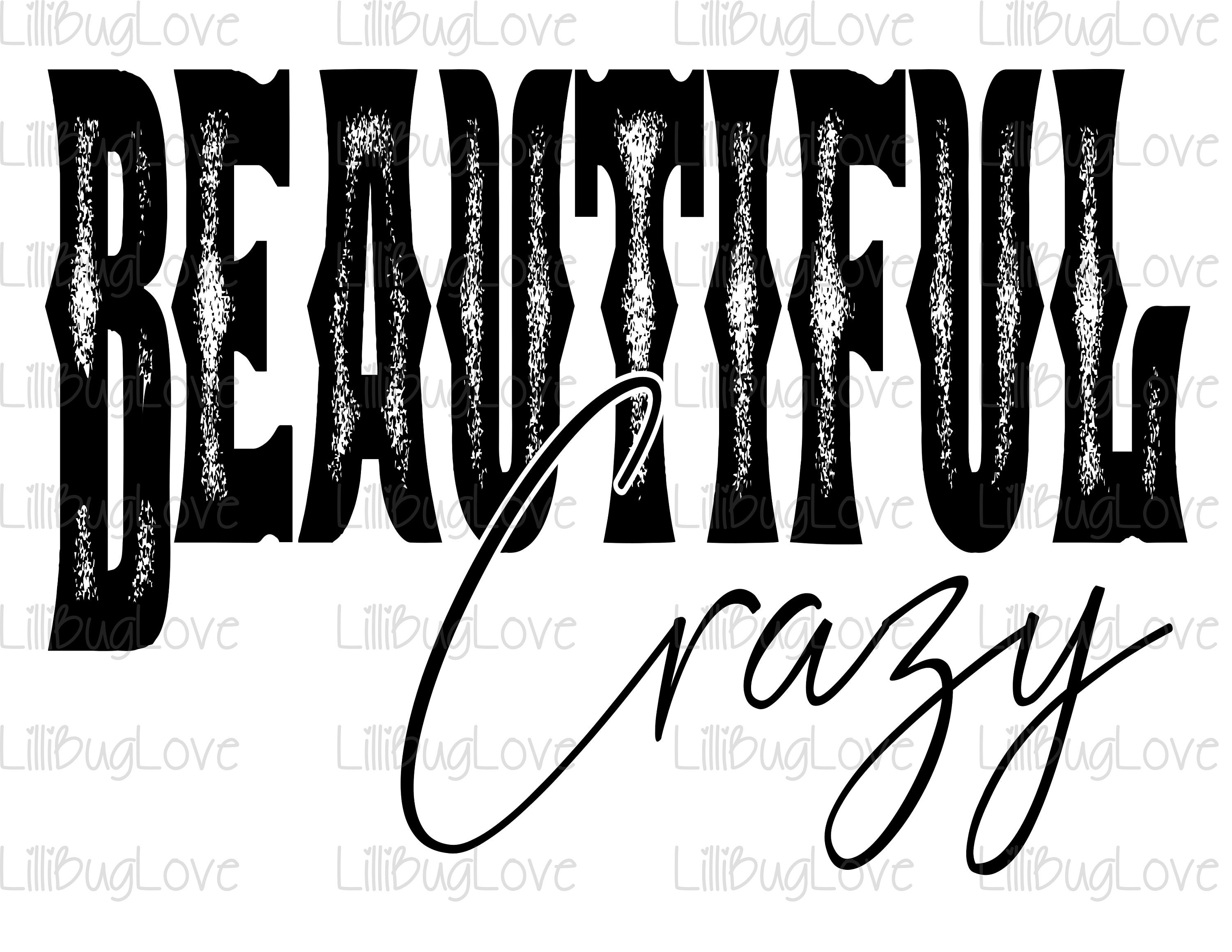 Beautiful crazy song lyrics  Poster for Sale by GranolaLifex