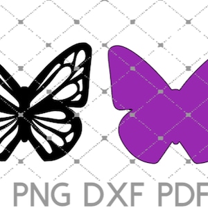 Butterfly SVG, DXF, Png, Jpg, pdf, Digital File ONLY, Cricut, Silhouette, Starbucks Cup Butterfly