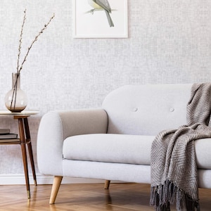 White and Black Imitation Peel and Stick Removable Wallpaper 2873