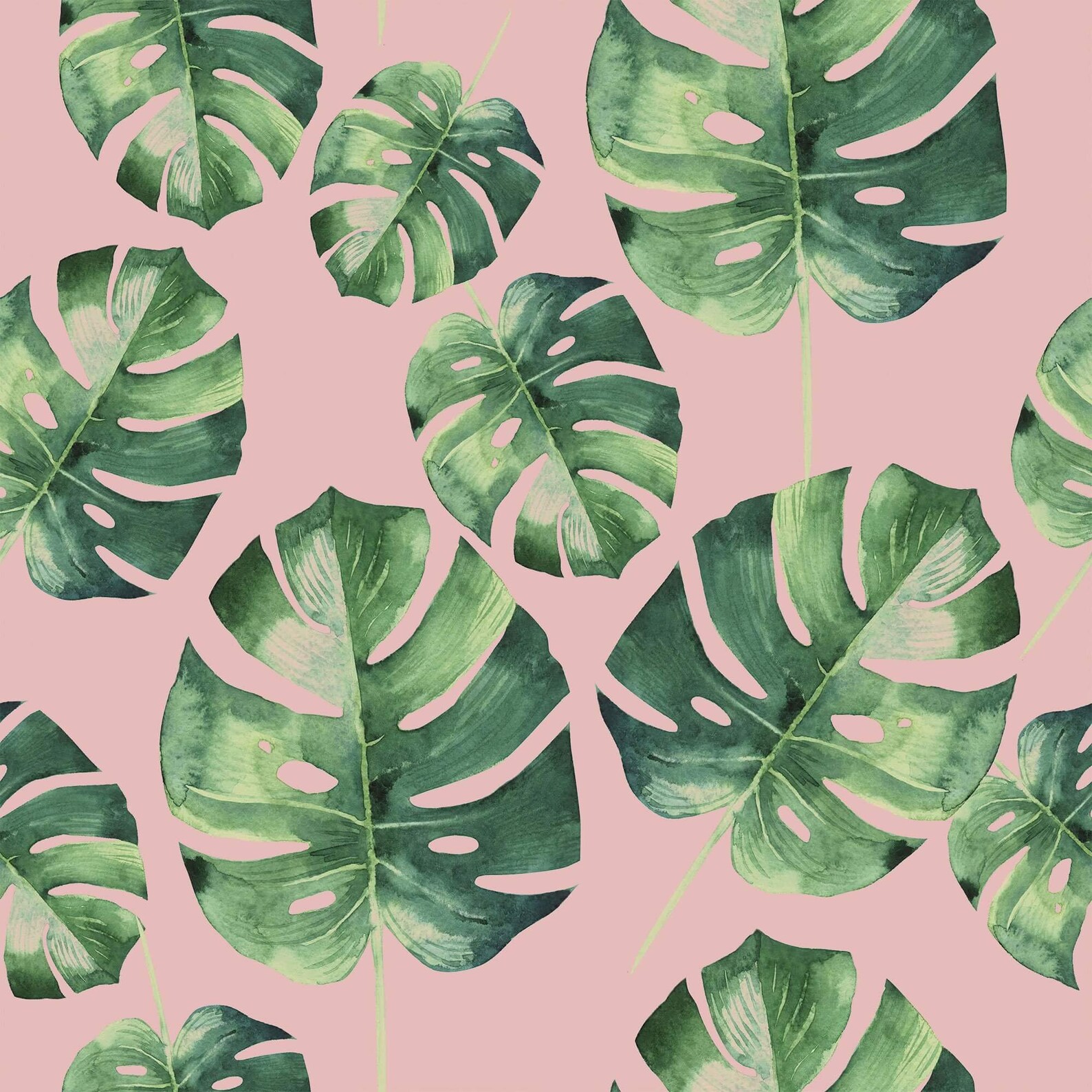 Pink Botanical Floral Peel and Stick Removable Wallpaper 2421 - Etsy