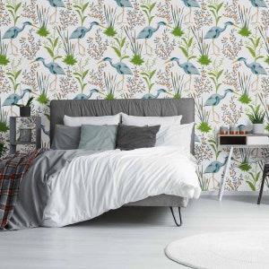 Blue Bird Animal Peel and Stick Removable Wallpaper 9623 image 9