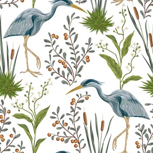 Blue Bird Animal Peel and Stick Removable Wallpaper 9623 image 2