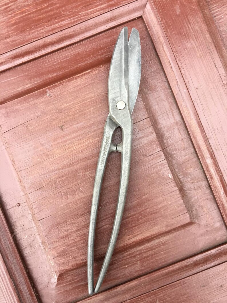 Antique Large Shears Vintage Shears Metal Scissors Old Etsy
