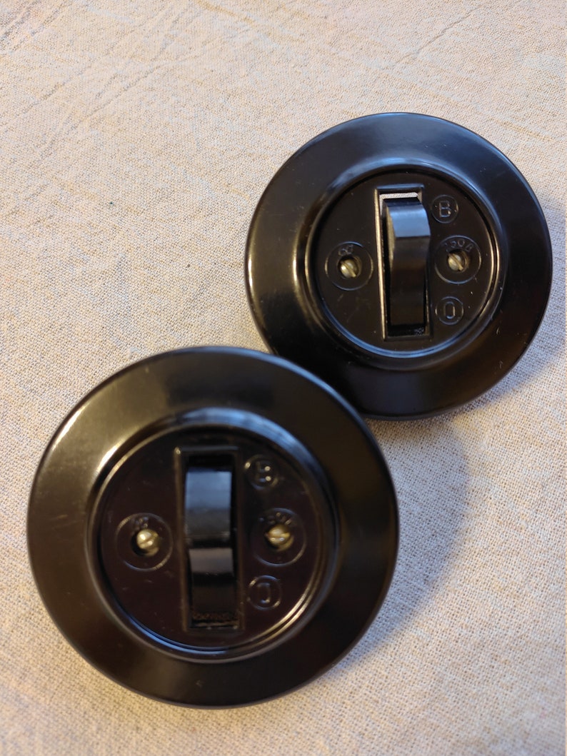 NOS Original Bakelite Light Switch Vintage Light Switch Etsy