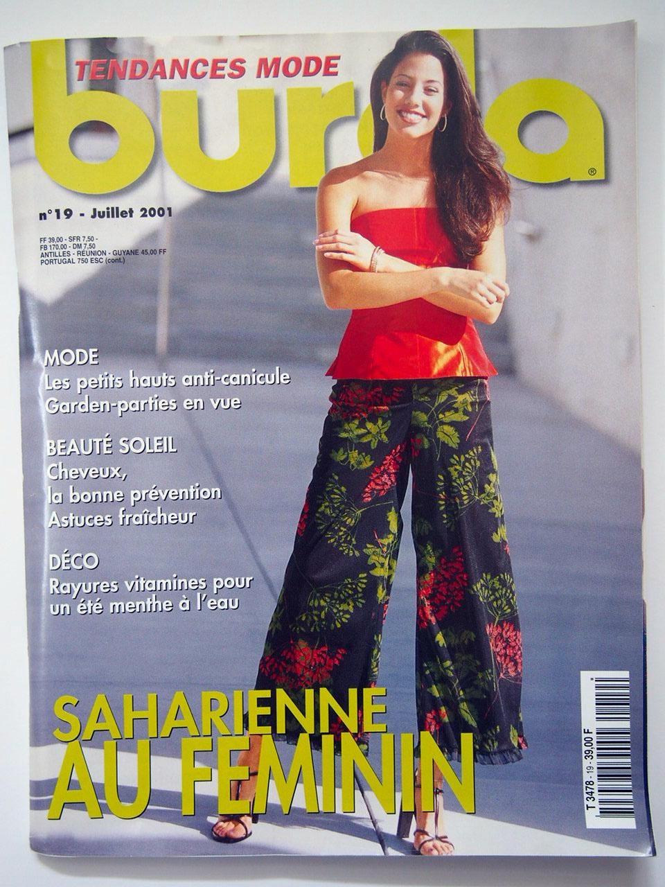 BURDA STYLE TENDANCES MODE – Magazine De Couture 09-2001 Avec Patrons