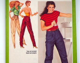 Simplicity 9358, 80s style jeans with high waist