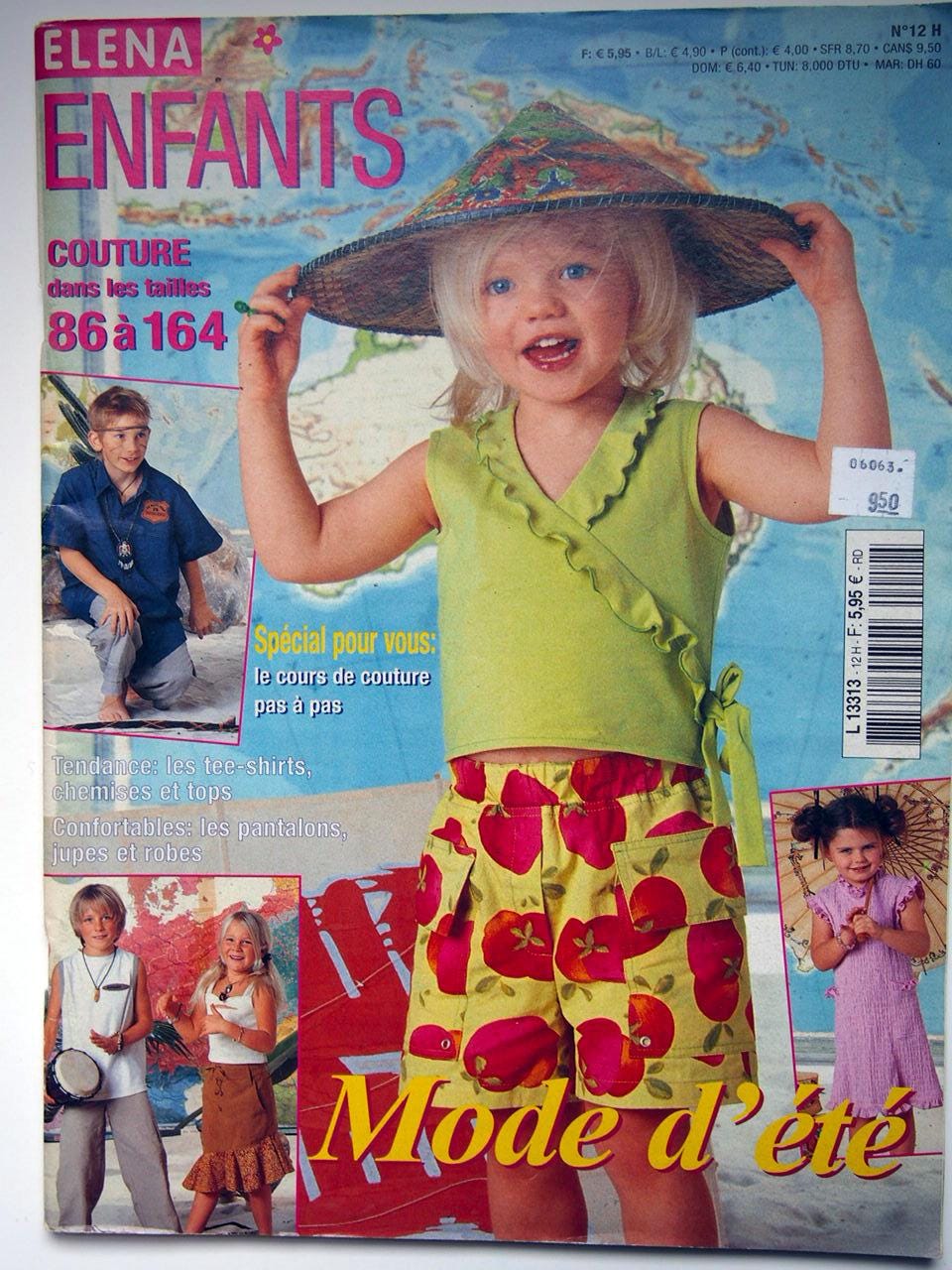 Elena Enfants - sewing patterns for kids, summer dresses & more, in French