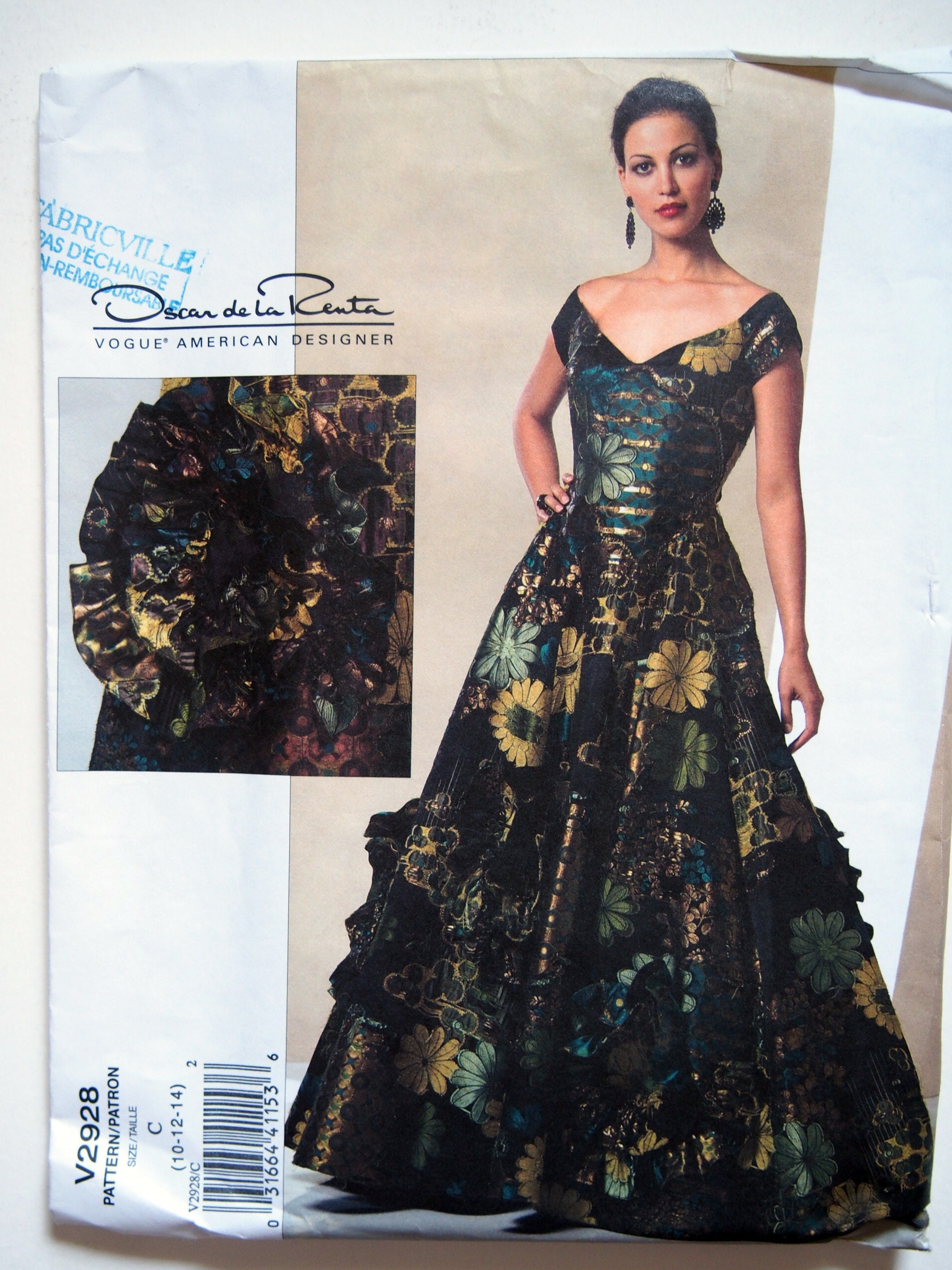 Vintage oscar de la renta gown México