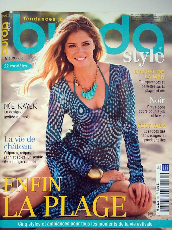 Burda 07/2011 (july), Beach Cover-ups, Cocktail Dresses, Harem Pants &  More, in French - Etsy