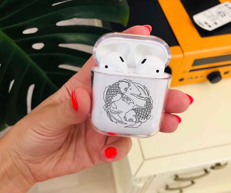 Airpod Case Japanese Koi Carp Fish Airpods Case Clear Airpod Etsy