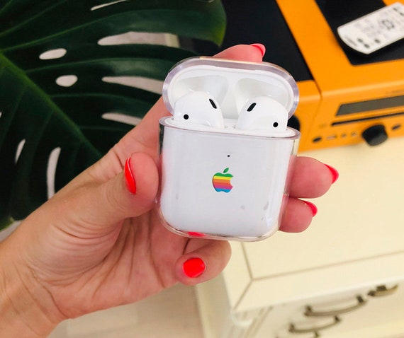 Airpod Case LE 8-BIT Retro Lisa Apple Rainbow Logo Airpods | Etsy Denmark