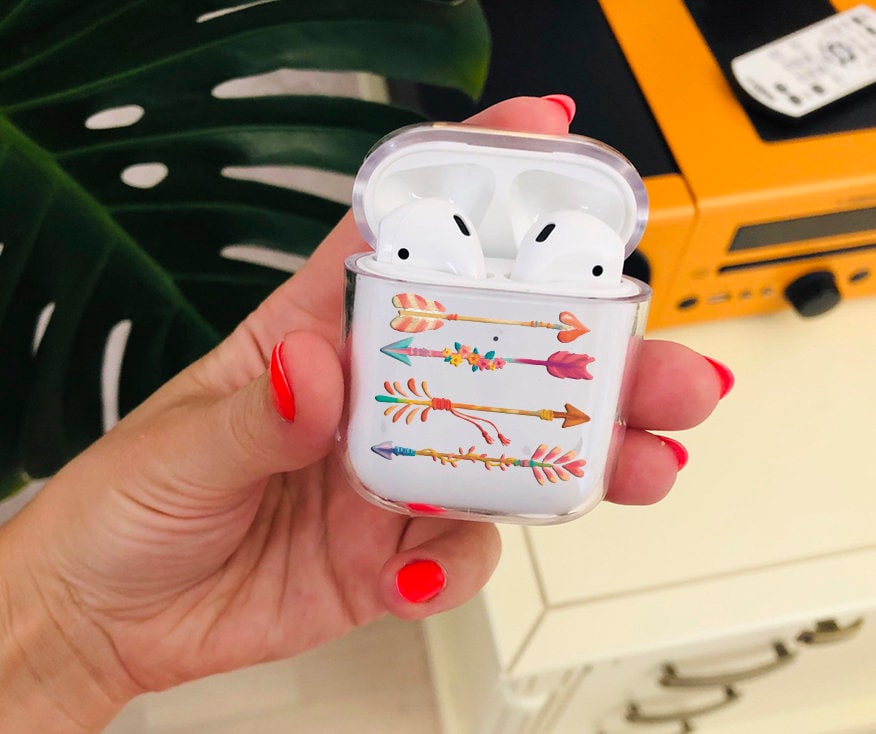 Airpod Case Painting an Arrow Airpods Case Clear China Art Etsy