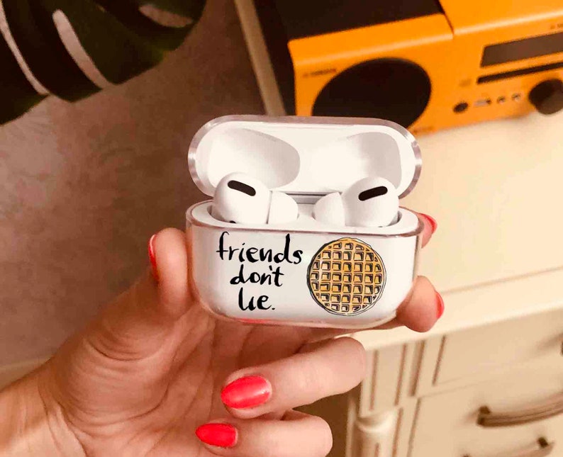Friends AirPods Pro Case Cute Clear Smooth PC Shockproof Cover Etsy