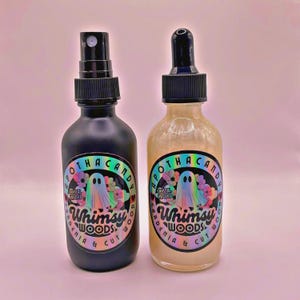 Whimsy Woods Scented Body Mist & Body Oil | Full Moon Infused | Aura Mist | Pillow Mist | Hair Mist | Bath Drops | Unisex | Witchy Gift